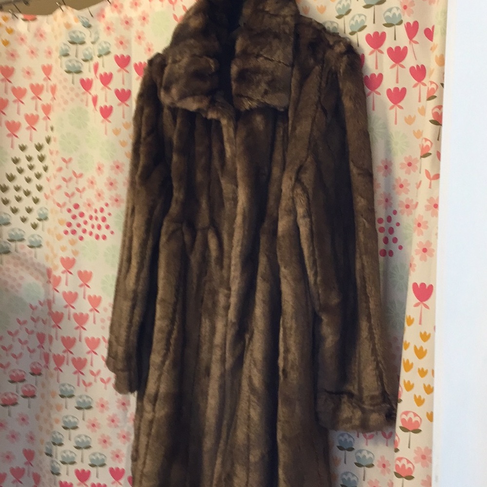 Faux Fur shell coat from Midnight velvet